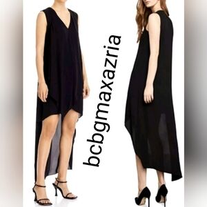New BLACK TARA BCBGMaxAzria Black High Low Dress